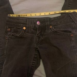 Gray true religion skinny jeans 26